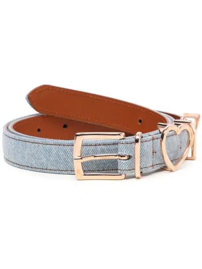 Shop Y/project Y Heart Belt In Blue