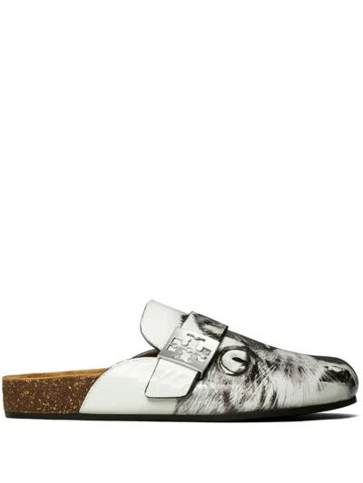 Tory Burch Mellow Mules In Black