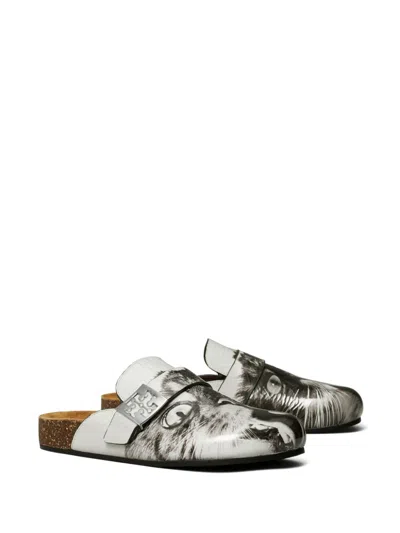 Tory Burch Mellow Mules In Black