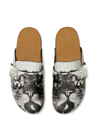 Tory Burch Mellow Mules In Black