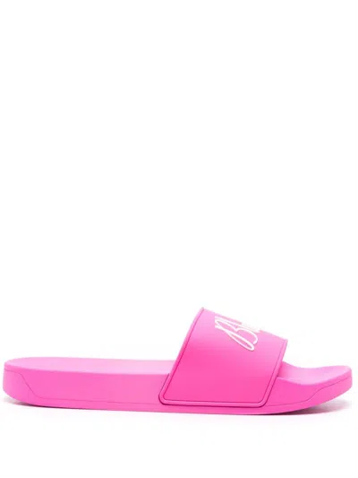 Blue Sky Inn Man Sandals Fuchsia Size 7 Rubber In Pink