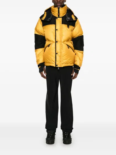 Shop Moncler Albiez Ski Jacket In Yellow