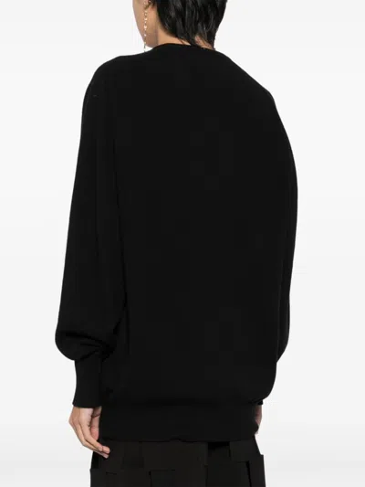 Pre-owned Chanel 1994 Cc-intarsia Cashmere Jumper In Black