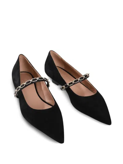 Malone Souliers Virna Ballerina Shoes In Black