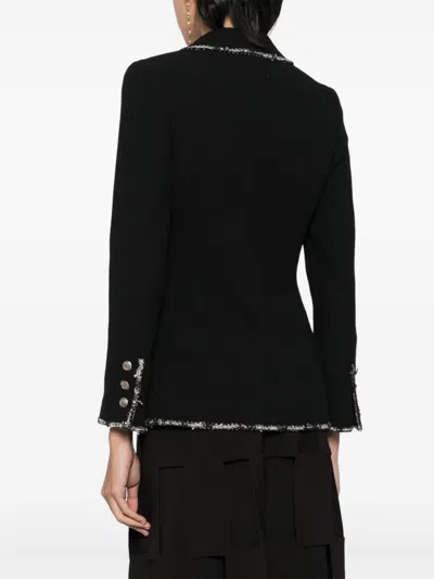 Pre-owned Chanel 2005 Emblem Single-breasted Blazer In Black