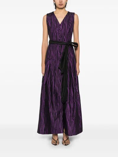 Shop Baruni Alaba Dress In Purple