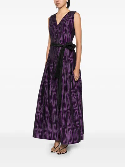 Shop Baruni Alaba Dress In Purple