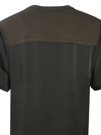 Simkhai Addy Knit Back T-shirt In Black In Green