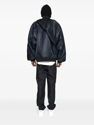Yoshiokubo Satin-finish Jacket In Black