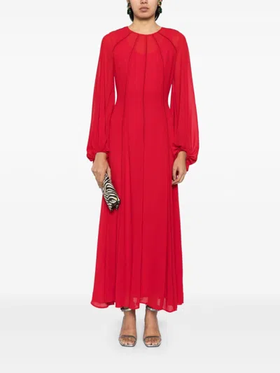 Shop Baruni Asha Dress In Red