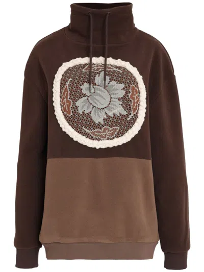 Lethicia Bronstein Galo Da Madrugada Sweater In Brown