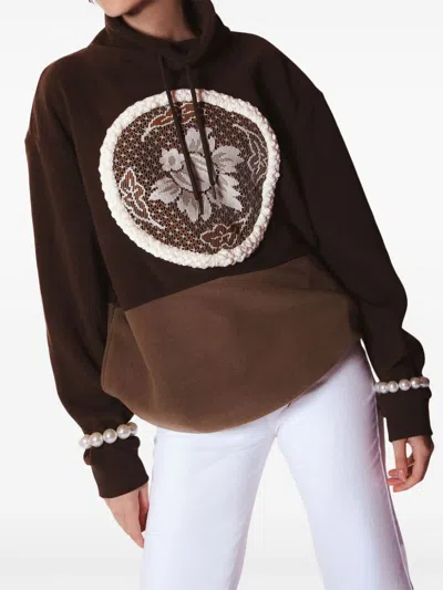 Lethicia Bronstein Galo Da Madrugada Sweater In Brown