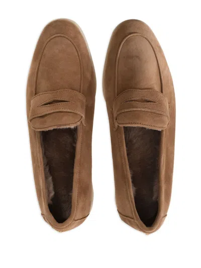 Bougeotte Mousy Loafers In Neutrals