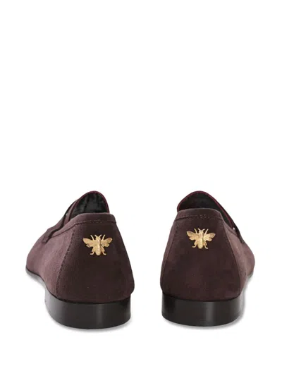 Bougeotte Logo-plaque Loafers In Brown
