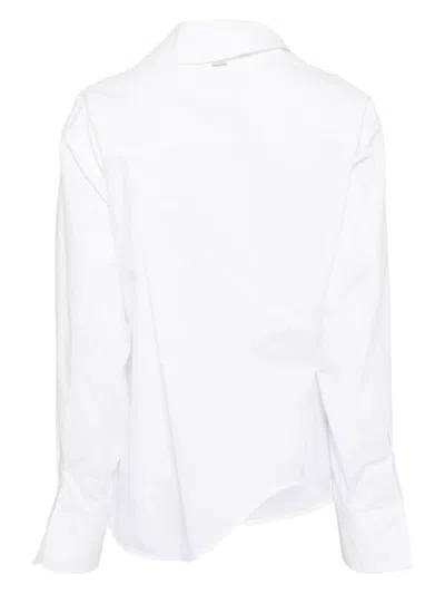System Classic Loose Fit Shirt In White
