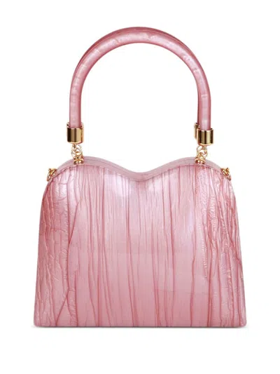 Shop Estilé Heavy Heart Mini Bag In Pink