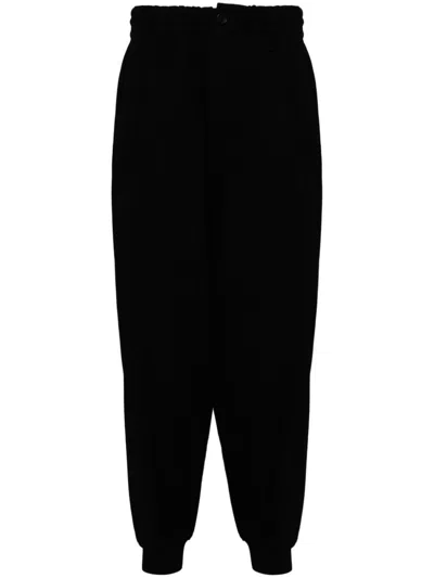 Yohji Yamamoto Slash Pockets Trousers In Black