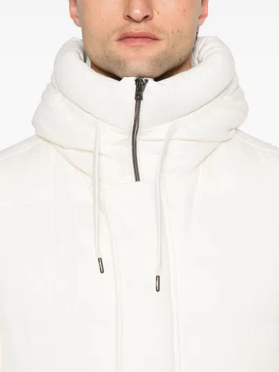 Shop Herno Quilted Jacket In White