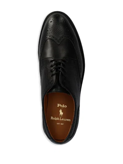 Polo Ralph Lauren Asher Brogues In Black