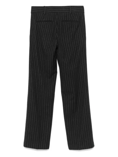 Michael Michael Kors Pinstriped Trousers In Grey