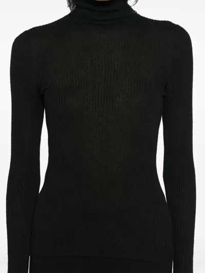Pre-owned Chanel 1999 Knit Sweater In Black