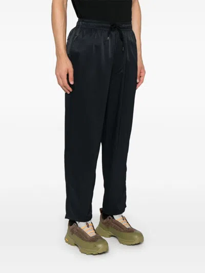 Wtaps Black Tapered Trousers In Black