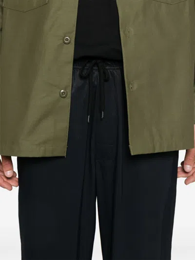 Wtaps Black Tapered Trousers In Black