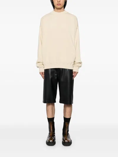 Off-white Logo-print Cotton Sweatshirt In Neutral