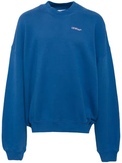 Off-white Vanish Arrow Over Sweatshirt In Blue