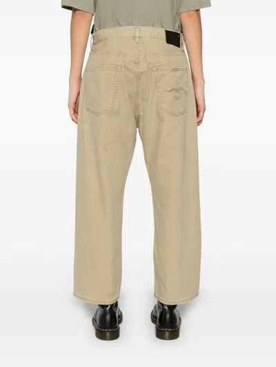 R13 Classic Boyfriend Jeans In Green
