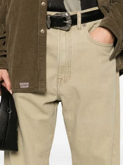 R13 Classic Boyfriend Jeans In Green
