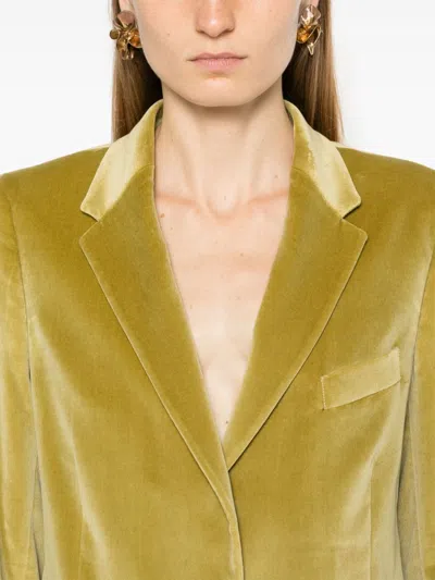 Shop Saulina Antonia Blazer In Green