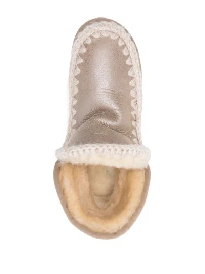 Mou Mini Eskimo Boots In Neutrals
