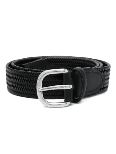 Shop Eraldo Braided Belt In Black