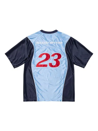 Supreme X Jordan Warm Up Jersey In Blue