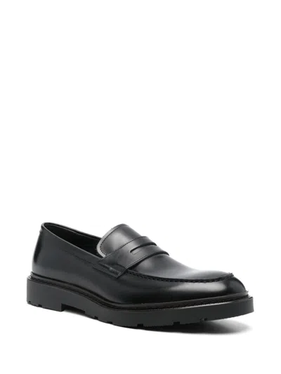 Fratelli Rossetti Leather Loafers In Black