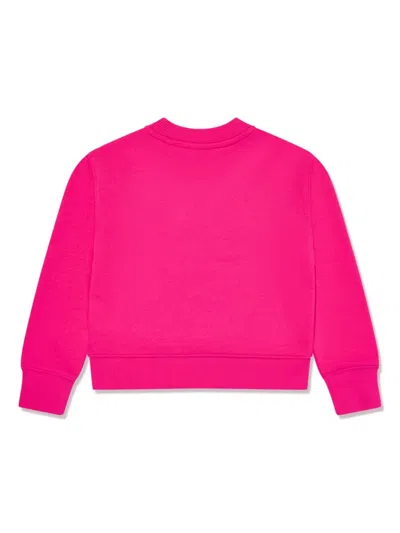 New Balance Logo-print Sweatshirt In Pink