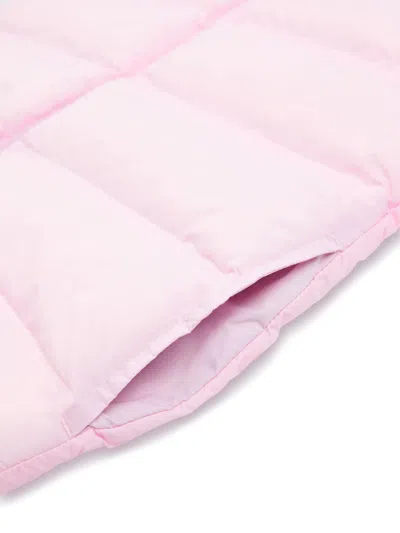 New Balance Girls Bond Quilted Gilet In Pink