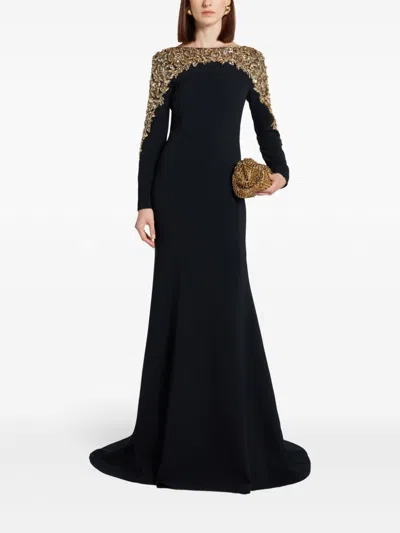 Jenny Packham Solstice Gown In Black