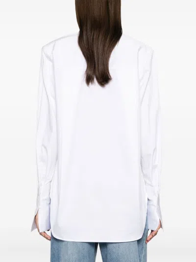Batakovic Belgrade Stand-up Collar Shirt In White