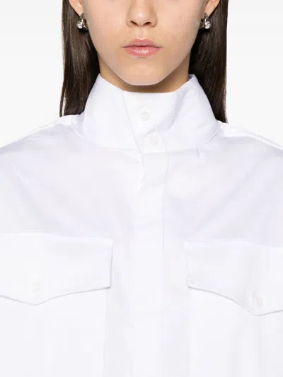 Batakovic Belgrade Stand-up Collar Shirt In White