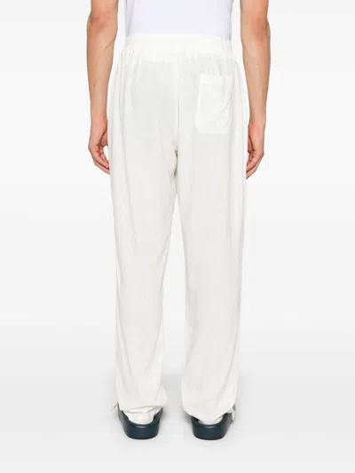 Blue Sky Inn Logo-embroidered Trousers In White