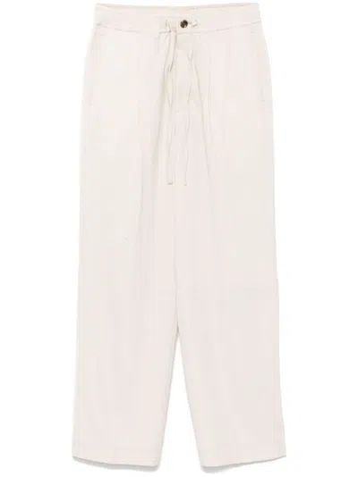 Shop Attachment Drawstring Trousers In Neutrals