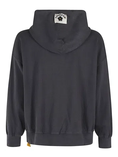 A Paper Kid Logo-patch Hoodie In Black