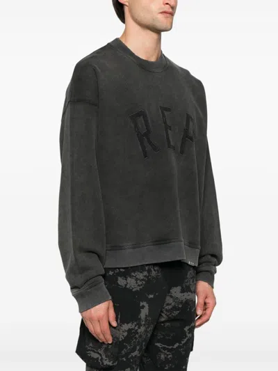 Represent "rep Applique" Sweatshirt In Black