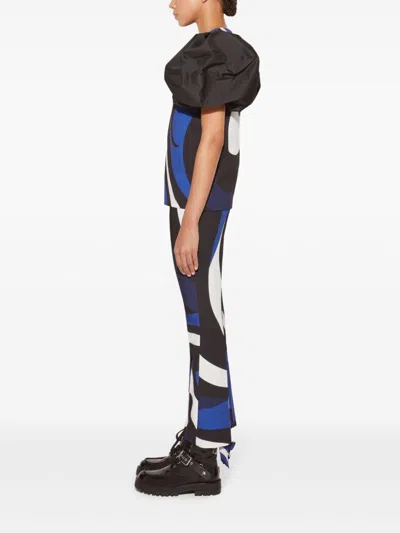 Pucci Marmo-print Top In Black