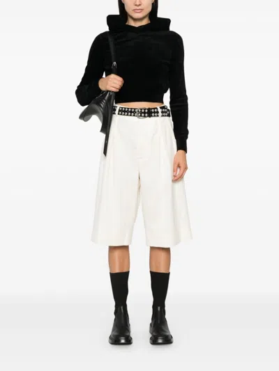 Alexander Wang Hooded Sweater In Black