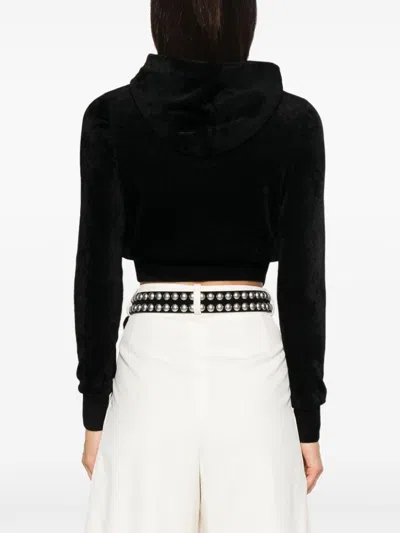 Alexander Wang Hooded Sweater In Black