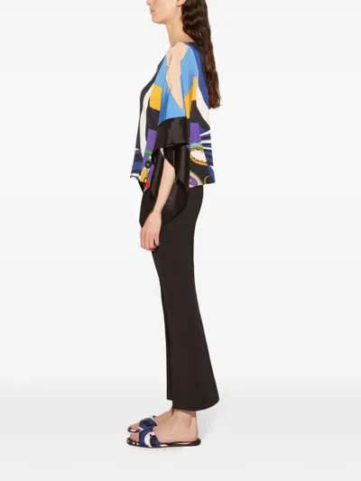 Pucci Iride-print Kaftan In Blue