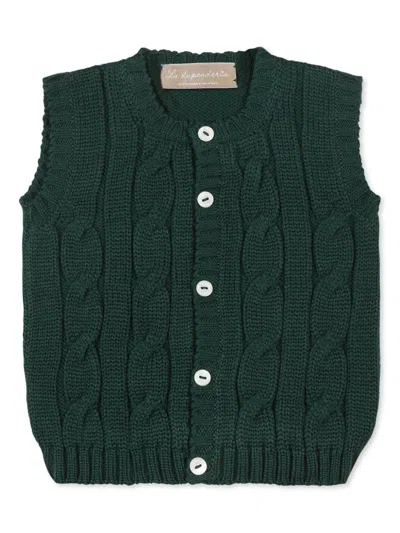 Shop La Stupenderia Cashmere Vest In Green